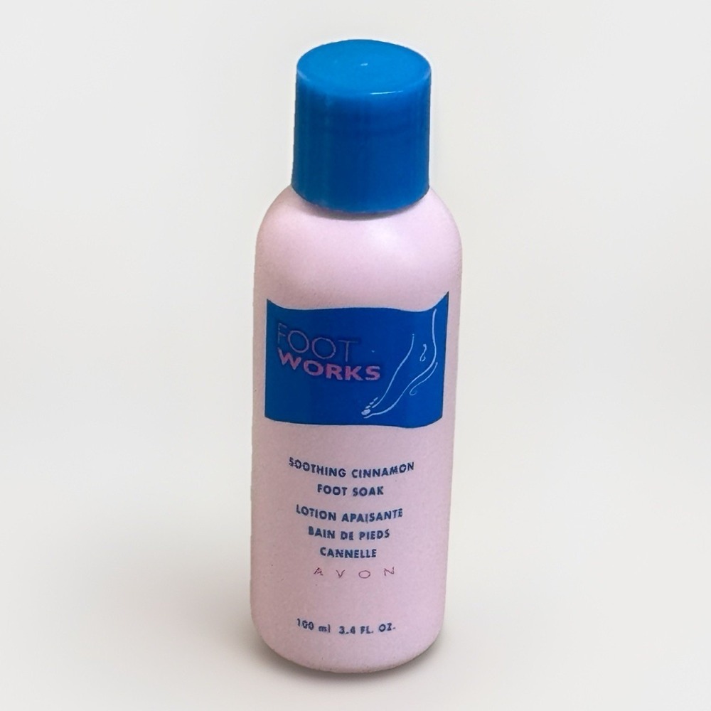 AVON  Foot Works Soothing Cinnamon Foot Soak Lotion NOS 3.4 Oz